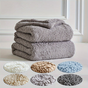 Ultra-Zachte Sherpa Fleece Deken - Warm & Knus voor Bank en Bed, Reversible & Machinewasbaar