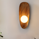 Natuurlijke Houten Wandlamp