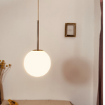 Scandinavische minimalistische glazen lamp