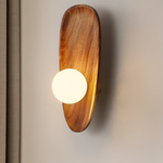 Natuurlijke Houten Wandlamp