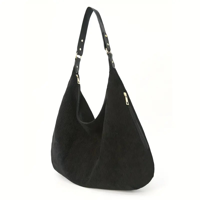 Stijlvolle Kaia™ Corduroy Hobo Tas