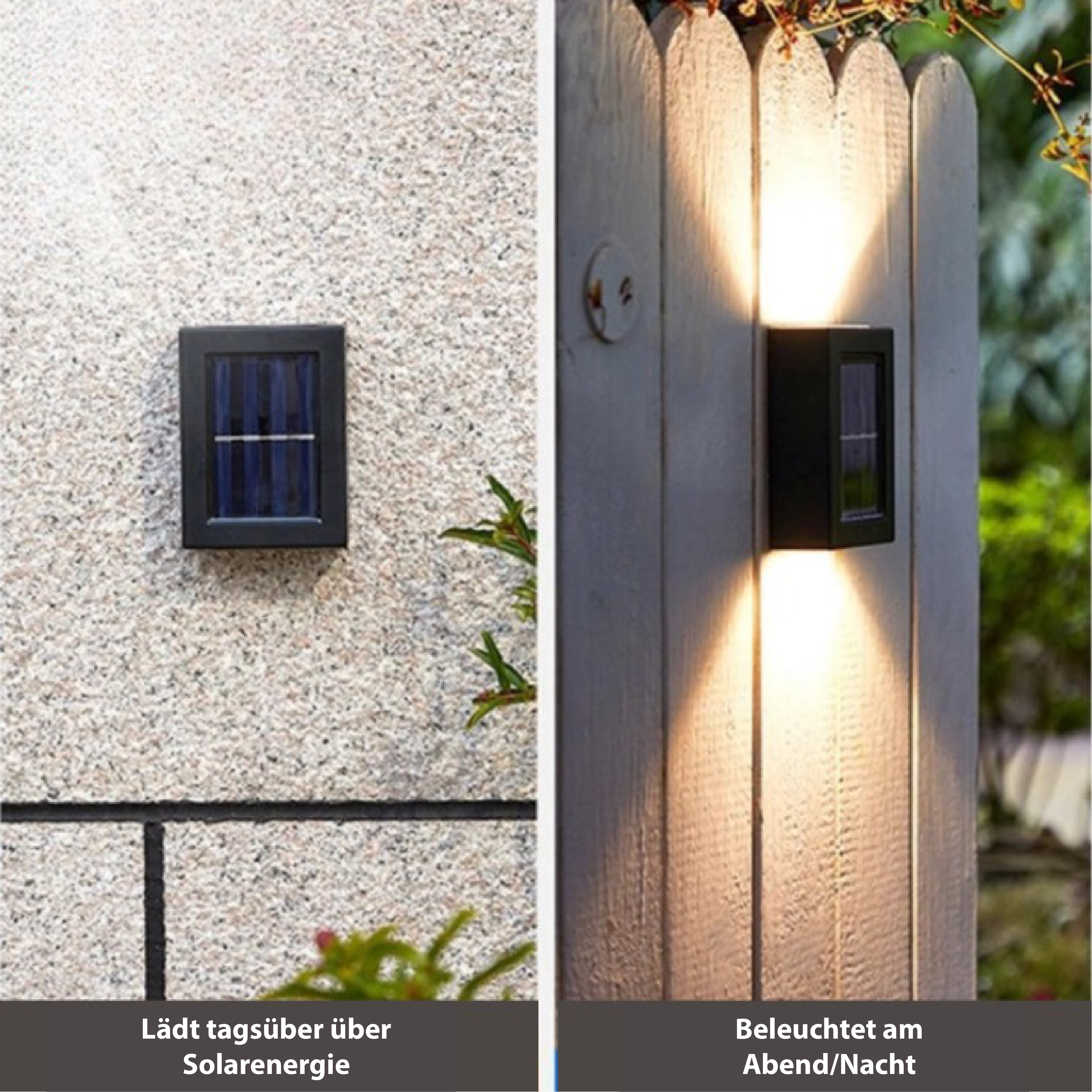 Lumière LED Solar Wall Lamps Elite – Transformeer je Tuin in een Gezellige Oase!