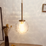 Scandinavische minimalistische glazen lamp