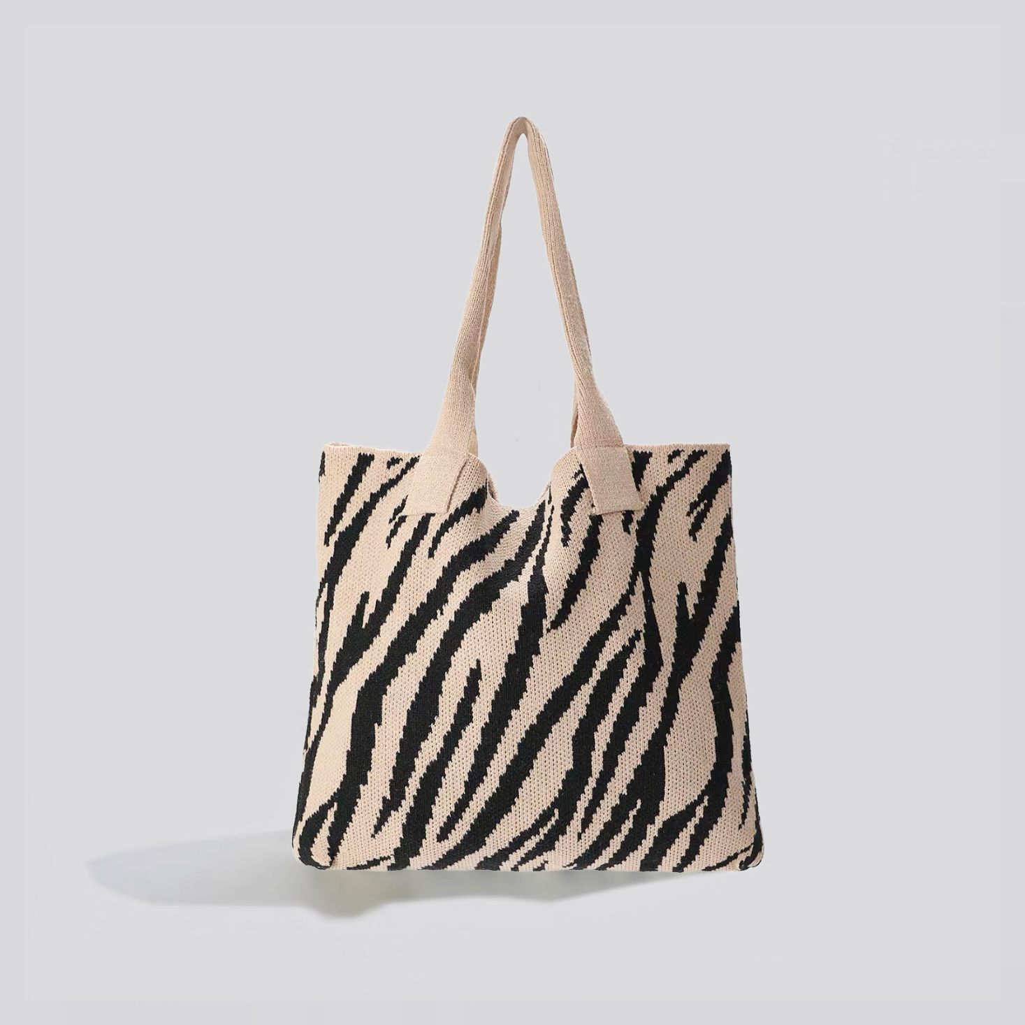 Stijlvolle Zebra-Print Draagtas | Modieus en Duurzaam - Maak uw Accessoires een Eye-Catcher!