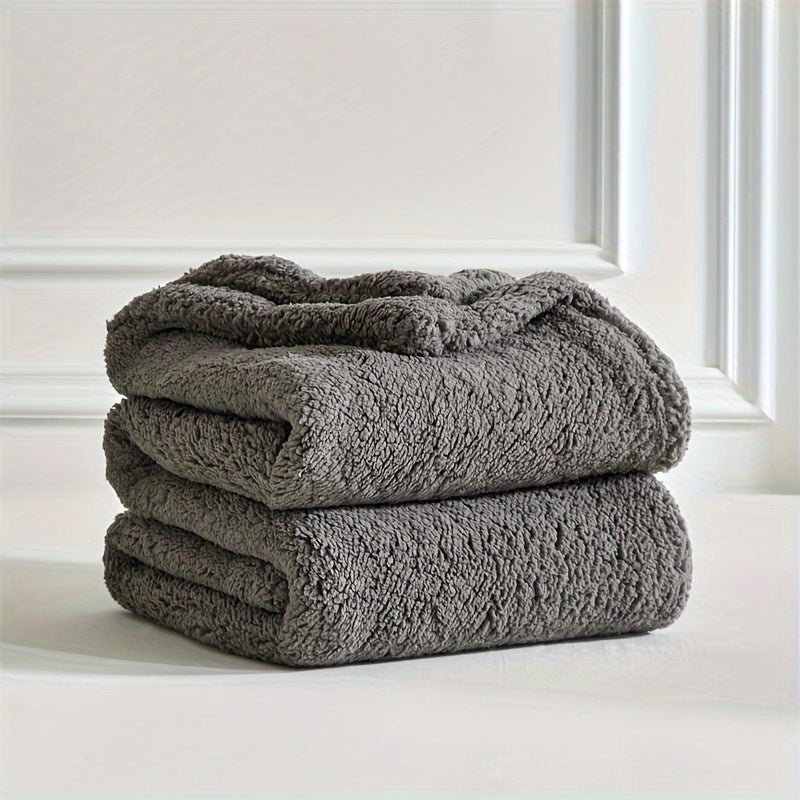 Ultra-Zachte Sherpa Fleece Deken - Warm & Knus voor Bank en Bed, Reversible & Machinewasbaar