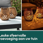 Luxe Solar LED Lantaarn Op Zonne-Energie