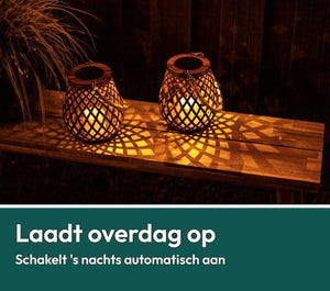 Luxe Solar LED Lantaarn Op Zonne-Energie