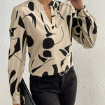 Casual Blouse Met V-hals