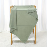 Soft Cotton Knit Swaddle Deken - Effen Kleur, Geometrisch Patroon, Perfect voor Diverse Gelegenheden