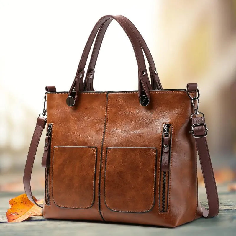 Irini- Vintage PU-Leder Tas