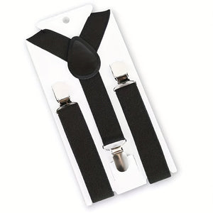 1 stuk Heren Bretels met 3 stevige clips voor broeken en pantalons