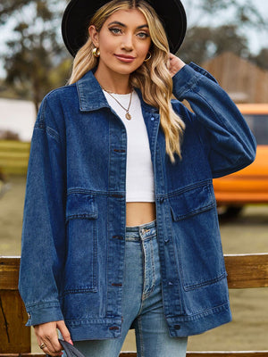 Denim Jacket Met Zakken