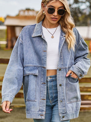 Denim Jacket Met Zakken