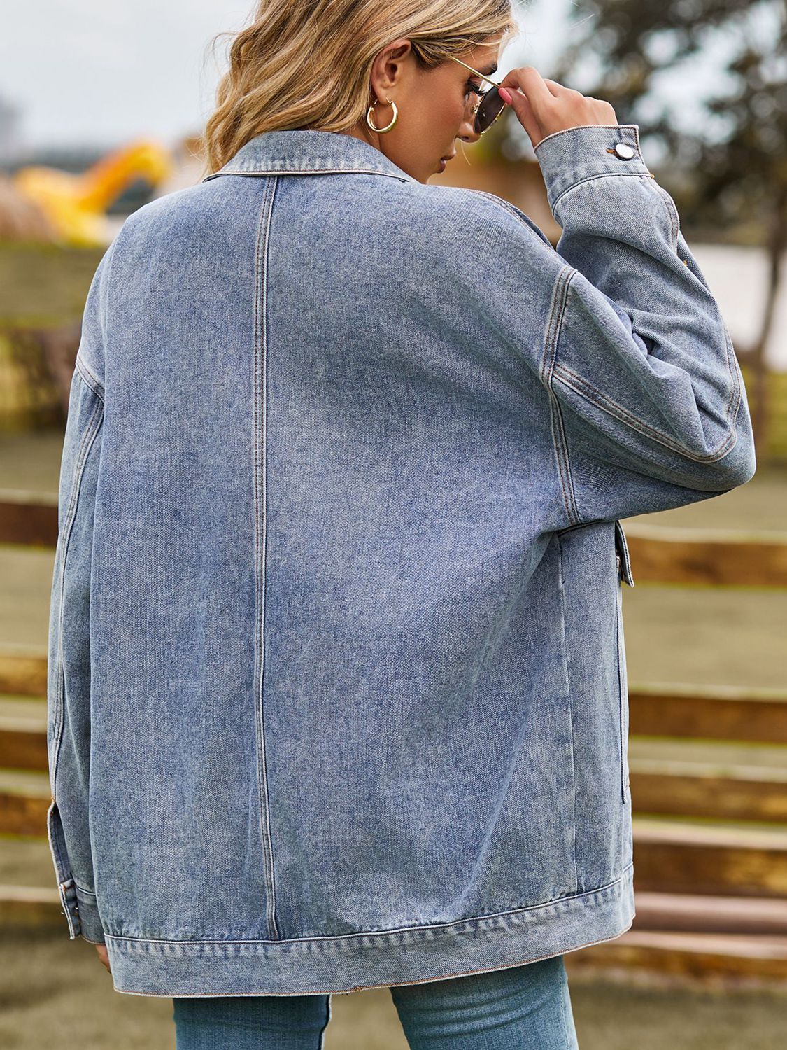 Denim Jacket Met Zakken