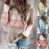 Lydia | Comfortabele Patchwork Sweater met Capuchon