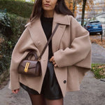 Jazzy | Oversized wollen coat