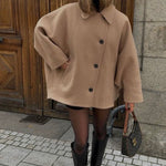 Jazzy | Oversized wollen coat