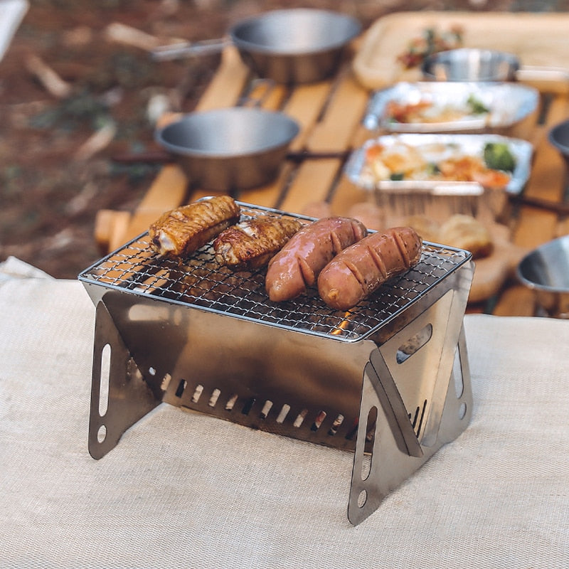 Mini summergrill | Een barbecue die je overal mee naartoe kunt nemen