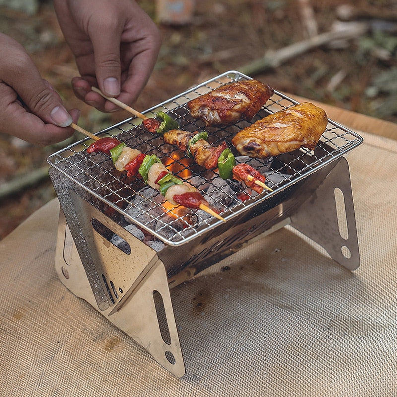 Mini summergrill | Een barbecue die je overal mee naartoe kunt nemen