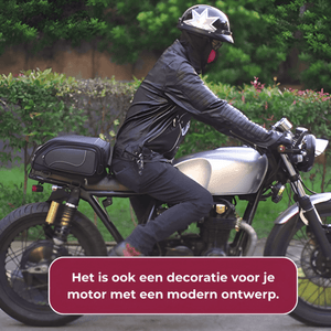 Motortas met meerdere compartimenten