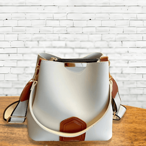 Stijlvolle Crossbody Tas met Brede Schouderband