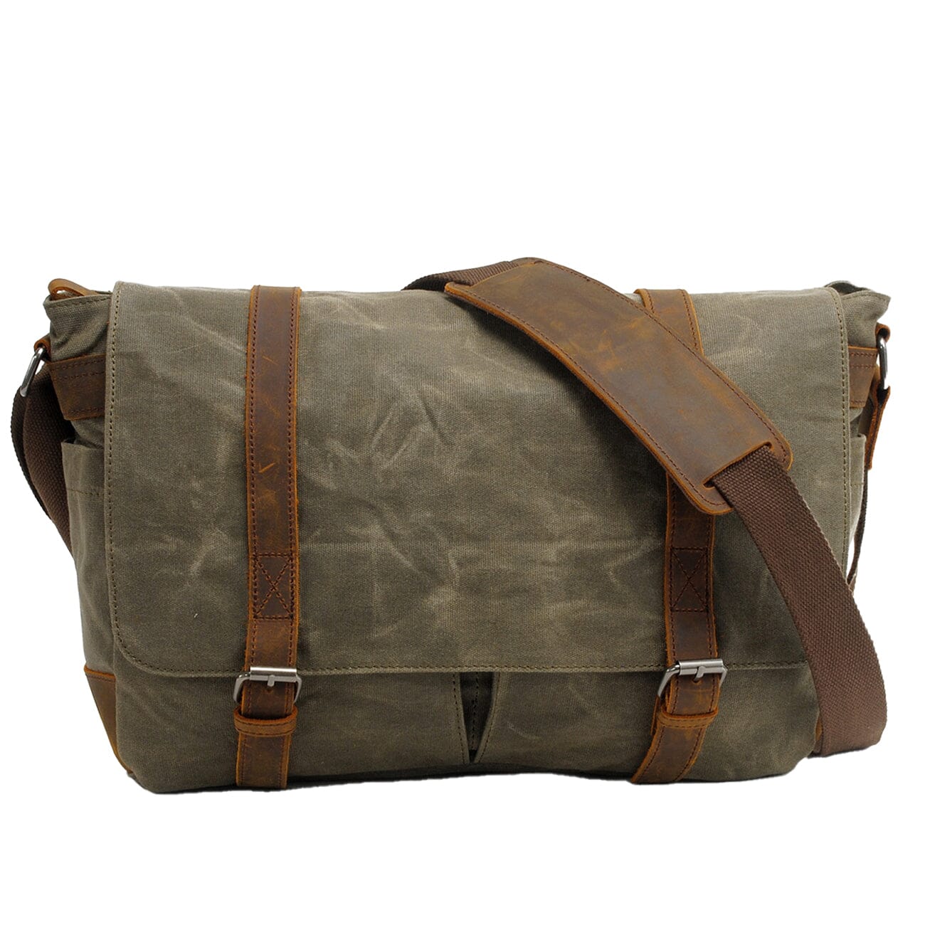 Stylische canvas laptop tas in messenger stijl | CHICAGO