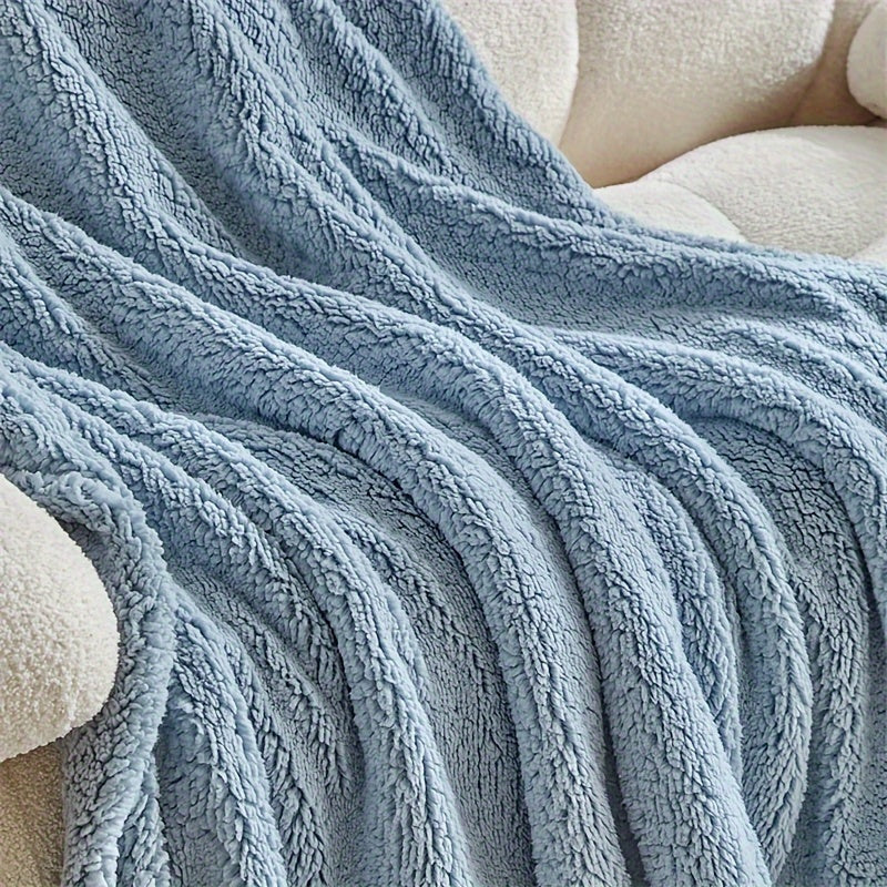 Ultra-Zachte Sherpa Fleece Deken - Warm & Knus voor Bank en Bed, Reversible & Machinewasbaar