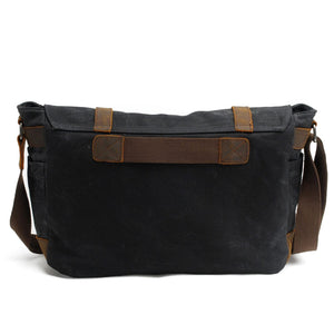 Stylische canvas laptop tas in messenger stijl | CHICAGO