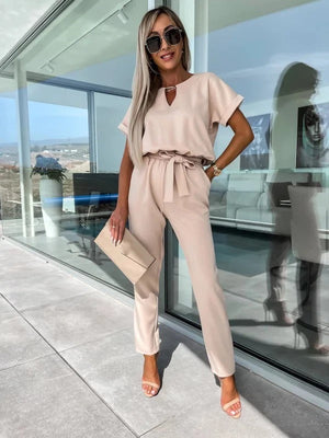 BELLA | Jumpsuit Met V-Hals