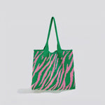 Stijlvolle Zebra-Print Draagtas | Modieus en Duurzaam - Maak uw Accessoires een Eye-Catcher!