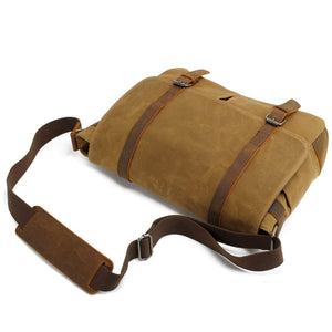 Stylische canvas laptop tas in messenger stijl | CHICAGO