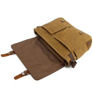 Stylische canvas laptop tas in messenger stijl | CHICAGO